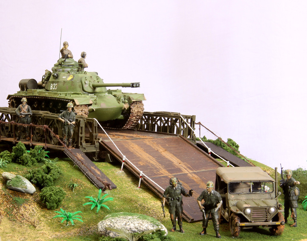 Fred’s 1/35 scale Vietnam War diorama shows U.S